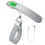 Rechargeable Digital Travel Scale with Strap for Luggage Suitcase Baggage Weighing, Weight Max up to 110 Lbs/50kg & LCD Display Screen Design,USB Type-C Port - Image 2