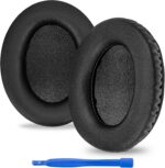 Replacement Ear Pads for HyperX Cloud II/Cloud III/Mix/Alpha/Cloud Flight/Stinger 2 Headphones, Headset Earpads (Protein Leather/Black) - Image 2