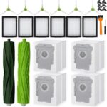 Replacement Parts for iRobot Roomba i3 i3+ i7 i7+ i4+ i5 i5+ j5 j5+ i6 i6+ i8 i8+ i2 J7 E5 E6 E7 I&J&E Series Vacuum Cleaner,1 Roller Brushes,6 Filters,6 Side Brushes,4 Dust Bags - Image 2