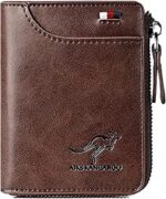 Reshline Men’s RFID Blocking Wallet (BROWN) - Image 2