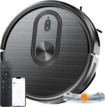 Robot Vacuum and Mop Combo, 2 in 1 Mopping & Mopping Robot with Schedule, App/Bluetooth/Voice, 3200Pa Max Suction, Self-Charging Robot Vacuum Cleaner, Slim, Ideal for Pet Hair, Hard Floor, Carpet - Image 2