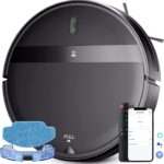 Robot Vacuum and Mop Combo, WiFi/Alexa/App, Smart Robotic Vacuum Cleaner, Ultra-Slim & Quiet, Tangle-Free, Auto Recharge, Robot Vacuum Cleaner for Pet Hair/Carpet/Hard Floor - Image 2