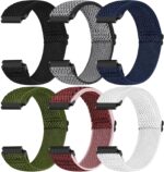 Runostrich Quick Release Nylon Watch Band - Choice of Width - 18mm, 19mm, 20mm, 22mm,24mm Elastic Watch Straps Adjustable Stretchy Solo Loop Sport Nylon Replacement Wristband - Image 2