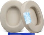 SOULWIT Cooling-Gel Replacement Earpads for Sony WH-1000XM5 (WH1000XM5) Noise Canceling Headphones, Ear Pads Cushions with High-Density Noise Isolation Foam, Added Thickness - Silver - Image 2