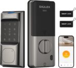 Saulex WiFi Smart Lock with Fingerprint, 5-in-1 Keyless Entry Front Door Lock,Built-in WiFi Deadbolt, App Remote Control, Easy Installation. - Image 2