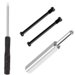 Screw Rod Fit for Amazfit T-Rex 3 A2322 Rugged/Military Watch 48mm, Stainless Steel Link Bar Replacement Screws with Screwdrivers Removal Tool for T-Rex3 Accessory (Black) - Image 2