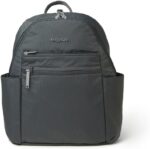 Securtex® Anti-theft Vacation Travel Backpack 10x13" Slash-Resistant Nylon Daypack w/RFID, Charcoal - Image 2