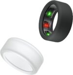 Silicone Ring Cover Compatible with Oura Ring Protector, Elastic Case for Oura Ring Gen 4/3 Working Out - Patent Protected (Black+Transparent, M for 11/12/13) - Image 2