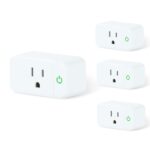 Smart Life Wi-Fi Outlet Compatible with Alexa, Google Home & Echo, Smart Plug with Timer Function & Group Controller,15 Amp Indoor Socket, 2.4G Wi-Fi Only, White, 4 Pack - Image 2