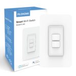 Smart Light Switch,Single Pole Smart Switch Compatible with Alexa and Google Assistant,2.4GHz Wi-Fi,Neutral Wire Required,Remote＆Voice Control,Schedule No Ground Wire (1 Pack Smart Switch 2 Gang) - Image 2