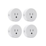 Smart Plug Mini 4-Pack, Wi-Fi Outlets for Smart Home Wi-Fi Plug with Alexa/Google Home/Smart Life, Smart Home hubTimer on/Off Plug, Schedule Built-in app, Mini Wireless Outlet, no hub Required - Image 2