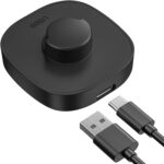 Smart Ring Charging Size 9, Compatible with Oura Ring Gen3 Charger, Fast Charging Dock and USB-C Cable, Charger for Smart Ring (Black) - Image 2