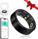 Smart Ring Fitness Tracker for Men - Health Heart Rate Ring with Sleep Monitor and Blood Oxygen Tracking, No Subscription Fee, Family Care, Remote Photography,IP68 Waterproof - Image 2