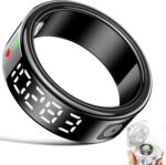 Smart Ring Health Ring - Smart Rings for Women Men,Fitness Tracker Ring with LED Display Screen,Sleep Tracker Ring Compatible with iOS/Android Activity Tracker/Heart Rate/SpO2/Sleep/Step - Image 2