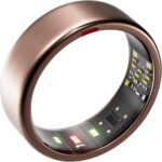 Smart Ring for Women Men- Sleep/Fitness/Stress/Heart Rate Tracker- Menstrual Records - 7 Days Battery Life - Wireless Charging - No APP Subscription - iOS & Android Compatible (Rosegold, 7) - Image 2