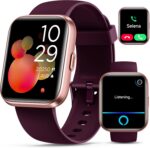 Smartwatch for Women, Compatible with Android & iPhone, 1.8'' Fitness Tracker Watch with Alexa, Call & Notification Alerts, Heart Rate & Sleep Monitor, 120 Sports Modes, Waterproof Watch for Women - Image 2