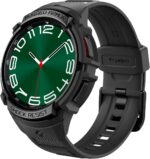 Spigen Rugged Armor Pro Designed for Samsung Galaxy Watch 6 Classic 47mm Case with Band Protective TPU Cover with Strap - Image 2