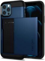 Spigen Slim Armor CS Designed for iPhone 12 / Designed for iPhone 12 Pro Case (2020) - Navy Blue - Image 2