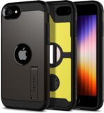 Spigen Tough Armor [Extreme Protection Tech] Designed for iPhone SE 2022 Case/iPhone SE 3 Case 2022 / iPhone SE 2020 Case/iPhone 8 Case/iPhone 7 Case - Gunmetal - Image 2
