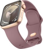 Sport Bands Compatible with Apple Watch Band 42mm 41mm 45mm 49mm 40mm 44mm 38mm 42mm 46mm, Silicone Waterproof Strap for iWatch Series 10 9 8 7 6 5 4 3 2 1 Ultra 2/Ultra SE/SE 2 Women Men - Image 2