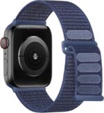 Sport Nylon Loop Strap Compatible with Apple Watch Bands 38/40/41/42/44/45/46/49mm, for Women Men，for IWatch Series SE 10/9/8/7/6/5/4/3 Ultra - Image 2