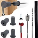 Starlink Cable Routing Kit,Cable Installation Kit,4* Grommets, 1" Spade Drill Bit,1" Strengthen Drill bit, 13" Cable Protective Sleeve,5/16" Drill Bit, 30 Wall Clamps Cable Installation Kit - Image 2
