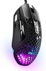 SteelSeries Aerox 5 - Holey RGB Gaming Mouse - Ultra-lightweight Water Resistant Design - 18K DPI TrueMove Air Optical Sensor - Image 2