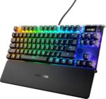 SteelSeries Apex 7 TKL Compact Mechanical Gaming Keyboard – OLED Smart Display – USB Passthrough and Media Controls – Linear and Quiet – RGB Backlit (Red Switch) - Image 2