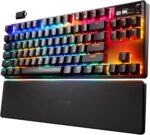 SteelSeries Apex Pro TKL Wireless HyperMagnetic Gaming Keyboard — Esports Tenkeyless — OLED Screen — Adjustable Actuation — PBT Keycaps — Bluetooth — 2.4GHz — USB-C - Image 2