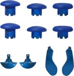 Swap Thumbsticks Paddles and Trigger Buttons Replacement Set for PS5 Edge Controller - Thumb Sticks Back Paddles Accesories for PS5 Edge Controller (10Kits-Blue) - Image 2
