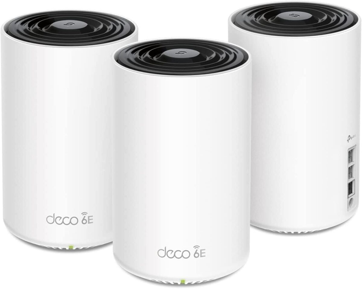 TP-Link Deco AXE5400 Tri-Band WiFi 6E Mesh System(Deco XE75 Pro) - 2.5G WAN/LAN Port, Covers up to 7200 Sq.Ft, Replaces WiFi Router and Extender, AI-Driven Mesh, New 6GHz Band, 3-Pack - Image 2