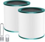 TP01 Ture HEPA 360° Glass Filter Replacement for Dyson Tower Air Purifier Pure Cool Link TP01 TP02 TP03 AM11 Models, Dyson Pure Cool Me BP01 Personal Purifying Fan, 2 Pack - Image 2