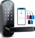 TTLock Smart Lock - Bluetooth Enabled Fingerprint & Touchscreen Keyless Entry Auto Lock for Front Door, Office, Apartment, Garage - Image 2