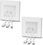 TV Cord Hider for Wall Mounted TV - in Wall Cable Management Kit, Hide TV Cords for Wall Mount TV, Cable Management Kit Hides TV Wires Behind The Wall - White (2 Pack) - Image 2