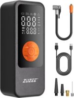 Tire Inflator Portable Air Compressor, 4X Faster Inflation & High-Capacity Battery, Tire Pump with Digital Pressure Gauge & LED Light, 150PSI Air Pump for Car Tires, Motorcycle, Bike, Ball, etc - Image 2