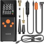 Tire Inflator Portable Air Compressor Air Pump for Car Tires (150 PSI) - Cordless Bike Pump with Tire Pressure Gauge and Motorcycle Tire Inflator with Auto-Shutoff Function - Image 2