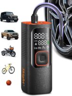 Tire Inflator Portable Air Compressor - Powerful 160PSI & 2X Faster, Accurate Pressure LCD Display, Cordless Easy Operation - Portable Air Pump for Car, Motorcycle, E-Bike, Ball - Image 2