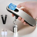 Travel Luggage Scale,USB Digital Hanging Baggage Scale for Travel,Suitcase Weight Scale with Hook for Travel Essentials,110 Pounds,Type-C Port Rechargeable - Image 2