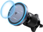 UGREEN Qi2 Wireless Car Charger, 15W Fast Charging Strong Magnetic Car Phone Holder with LED Light for iPhone 16/15/14/13/12 Series Car Accessories - Image 2