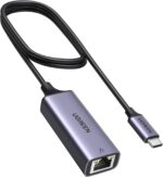 UGREEN USB C to Ethernet Adapter, 1.6FT Gigabit RJ45 to USB 3.0 Type-C (Thunderbolt 3) Ethernet LAN Network Adapter, Compatible with MacBook Pro, iPad Pro, Dell XPS and More - Image 2