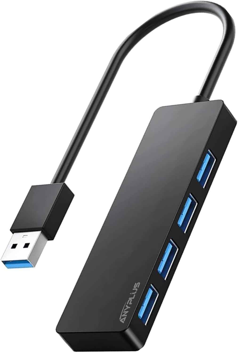 USB 3.0 Hub, 4 Port USB Hub Splitter,Portable USB Adapter Mini Multiport Expander for Desktop, Laptop, Xbox, Flash Drive, HDD, Console, Printer, PC, Keyboards, HP, Dell - Image 2