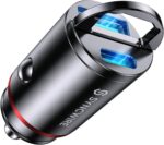 USB C Car Charger Syncwire 60W [PD 30W & QC 30W] USB Car Charger Adapter Fast Charging [Super Mini & All Metal] for iPhone 16 Pro Max 15 Plus 14 13, Samsung S25/S24, Pixel, iPad Road Trip Essentials - Image 2