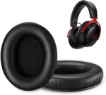 Upgraded Replacement Ear Pads Ear Cushions for Kingston HyperX Cloud 3 Headphones,HyperX Cloud Stinger/Cloud Flight/CloudX/Cloud 2/Cloud 3/Cloud Alpha Headsets,Thicker,More Comfortable,Black,1 Pair - Image 2