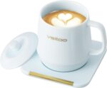 VSITOO Coffee Mug Warmer&Mug Set, App Temperature Control Smart Mug for Desk, Heated Ceramic Coffee Mug with Auto Shut Off, 12oz, IPX7-Waterproof, Funny Gift Idea - Image 2