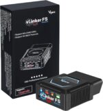 Vgate vLinker FS Bluetooth FORS-can 0BD2 Adapter for-d Fixd Car Diagnostic Tool OBD2 Scanner Bluetooth MS-CAN Work for iOS, Android & Windows, Black - Image 2