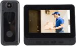 Video Doorbell Camera with Monitor, 1080P HD Wide Angle Smart Video Doorbell Support 2 Way Talk, NightVision Remote Doorbell Camera for Home Security - Image 2