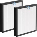 Vital 100S Replacement Filter Compatible with LEVOIT Vital 100S Air Purifier, 3-in-1 H13 Grade True HEPA and High-Efficiency Activated Carbon Filter for Vital 100S-P, Vital 100S-RF, White, 2 Pack - Image 2