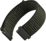 WOCCI 20mm Adjustable Nylon Watch Band, Quick Release Sport Loop Strap (Army Green) - Image 2