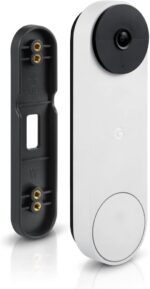 Wasserstein No-Drill Mount Compatible with Google Nest Doorbell (Battery) - Avoid Drilling and Protect Your Walls - Image 2