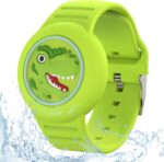 Waterproof Airtag Bracelets for Kids，Apple Air tag Holder for Kids-Soft Silicone Hidden Air tag Wristband - Lightweight GPS Tracker AirTag Watch Band for Child - Image 2